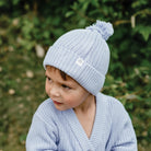 KYND Baby - Chunky Rib Knit Beanie (Sky Blue) KYND Baby