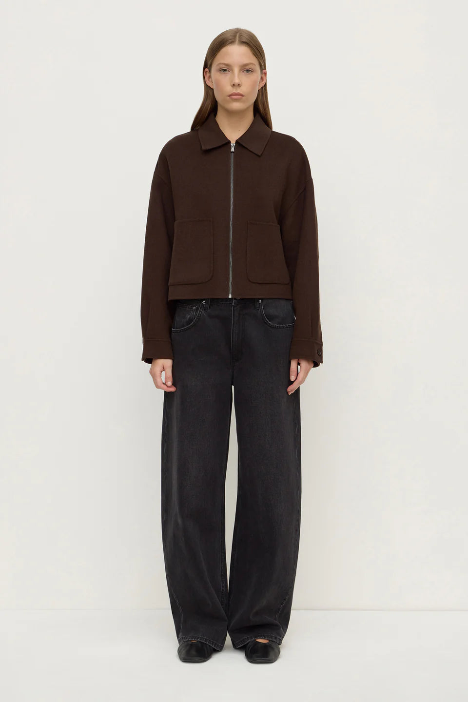 Assembly Label - Dallas Wool Jacket (Dark Choc) Assembly Label