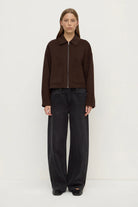 Assembly Label - Dallas Wool Jacket (Dark Choc) Assembly Label