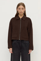 Assembly Label - Dallas Wool Jacket (Dark Choc) Assembly Label