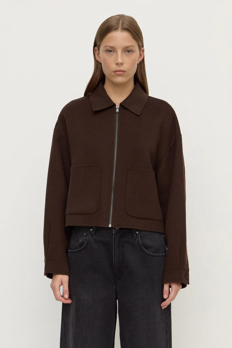 Assembly Label - Dallas Wool Jacket (Dark Choc) Assembly Label