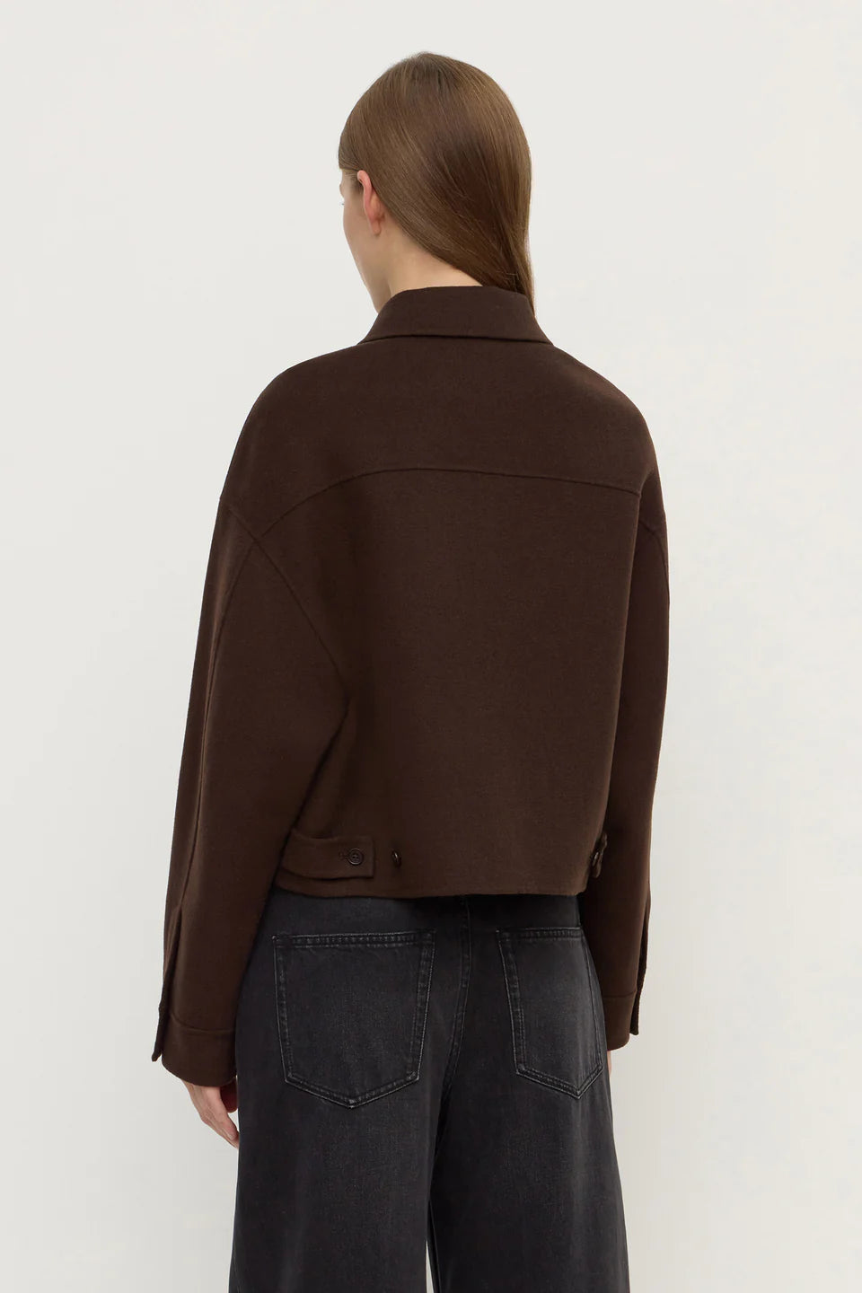Assembly Label - Dallas Wool Jacket (Dark Choc) Assembly Label