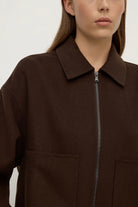 Assembly Label - Dallas Wool Jacket (Dark Choc) Assembly Label