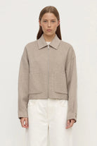 Assembly Label - Dallas Wool Jacket (Pebble) Assembly Label