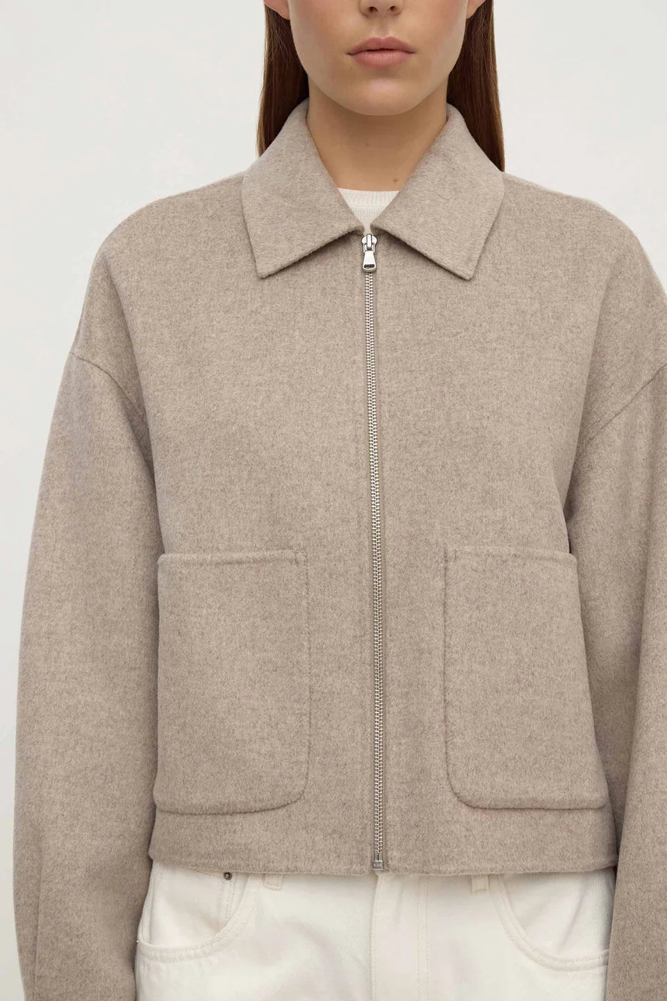 Assembly Label - Dallas Wool Jacket (Pebble) Assembly Label