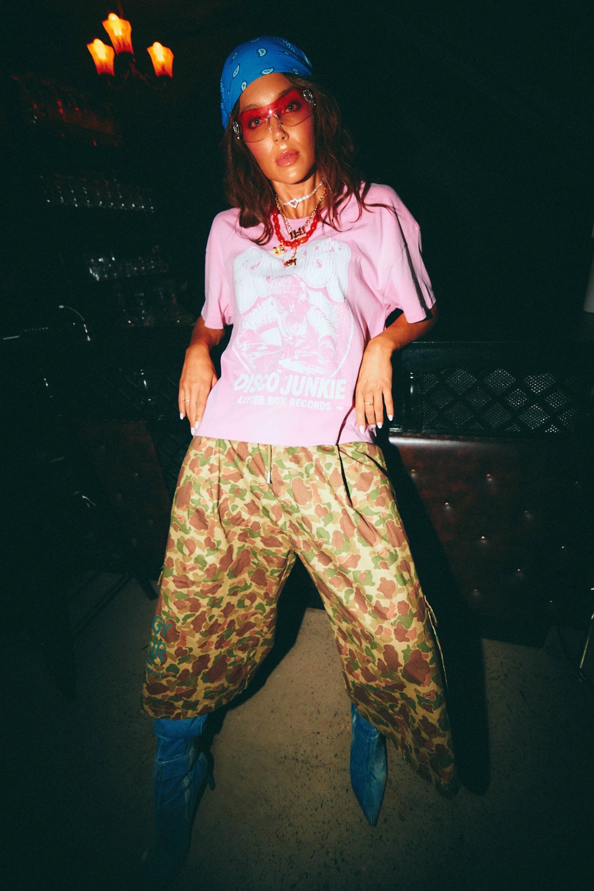 Sabbi - DJ Cat Tee (Pink) Sabbi