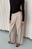 Arcaa - Calla Pant (Taupe Plaid) Arcaa