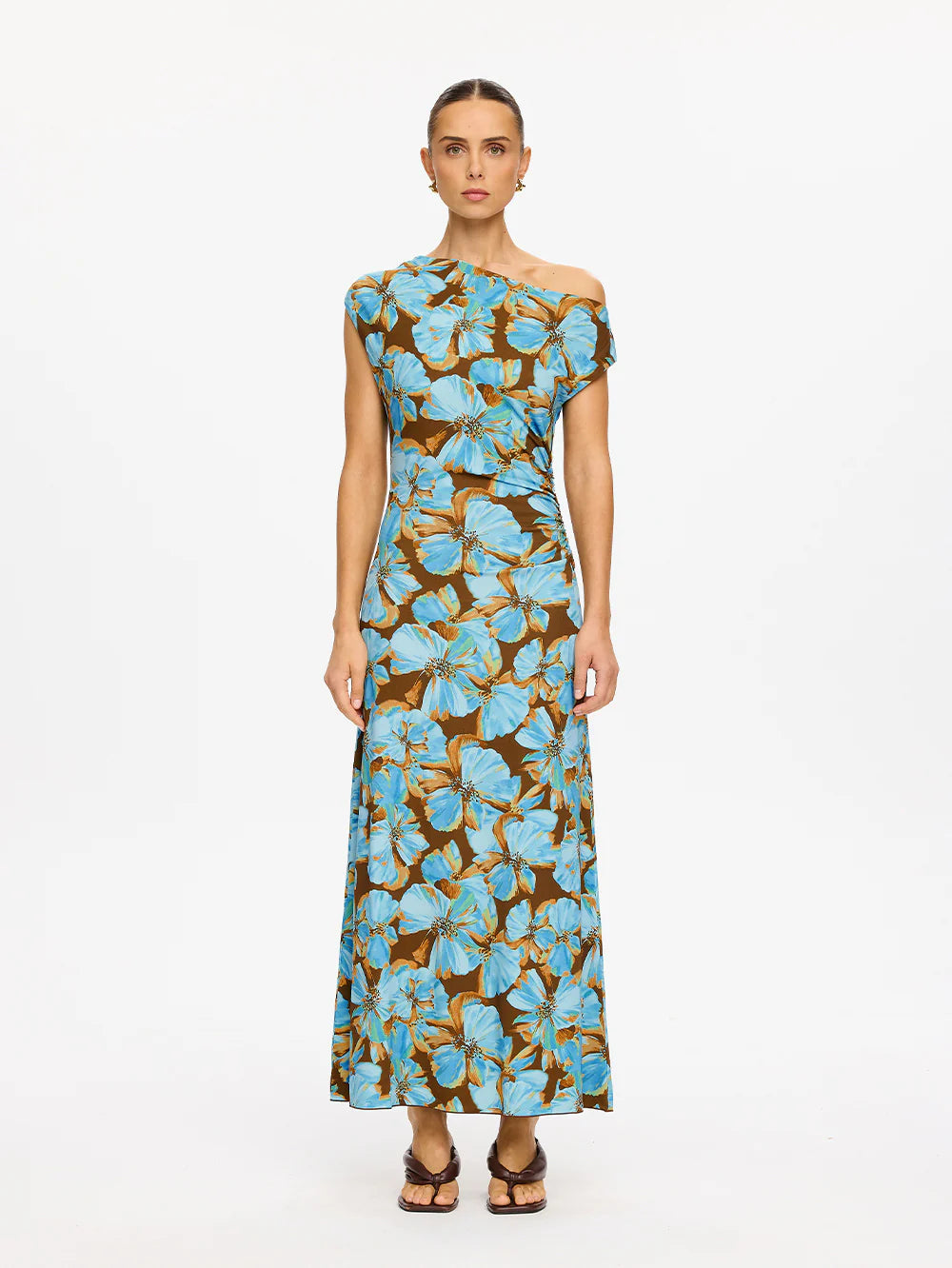 Kivari - Nieve Jersey Maxi Dress (Blue) Kivari