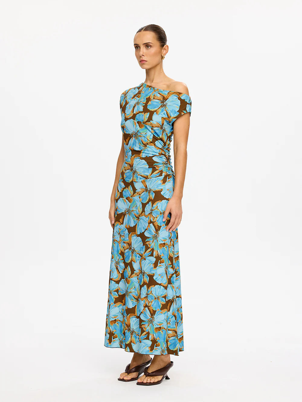 Kivari - Nieve Jersey Maxi Dress (Blue) Kivari