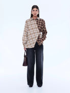 Ena Pelly - Bobbi Check Shirt (Brown) Ena Pelly