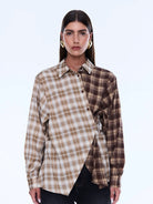 Ena Pelly - Bobbi Check Shirt (Brown) Ena Pelly