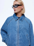 Ena Pelly - Billy Denim Bomber (Light Indigo) Ena Pelly
