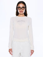 Ena Pelly - Niesha Long Sleeve Top (Ecru) Ena Pelly