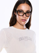 Ena Pelly - Niesha Long Sleeve Top (Ecru) Ena Pelly