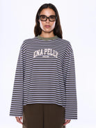 Ena Pelly - Maria Boxy Long Sleeve Tee (Monroe) Ena Pelly