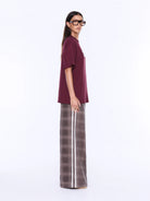 Ena Pelly - Ivy Relaxed Tee (Burgundy) Ena Pelly