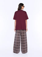 Ena Pelly - Ivy Relaxed Tee (Burgundy) Ena Pelly