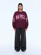 Ena Pelly - Cassie Oversized Sweater (Deep Cherry Red) Ena Pelly