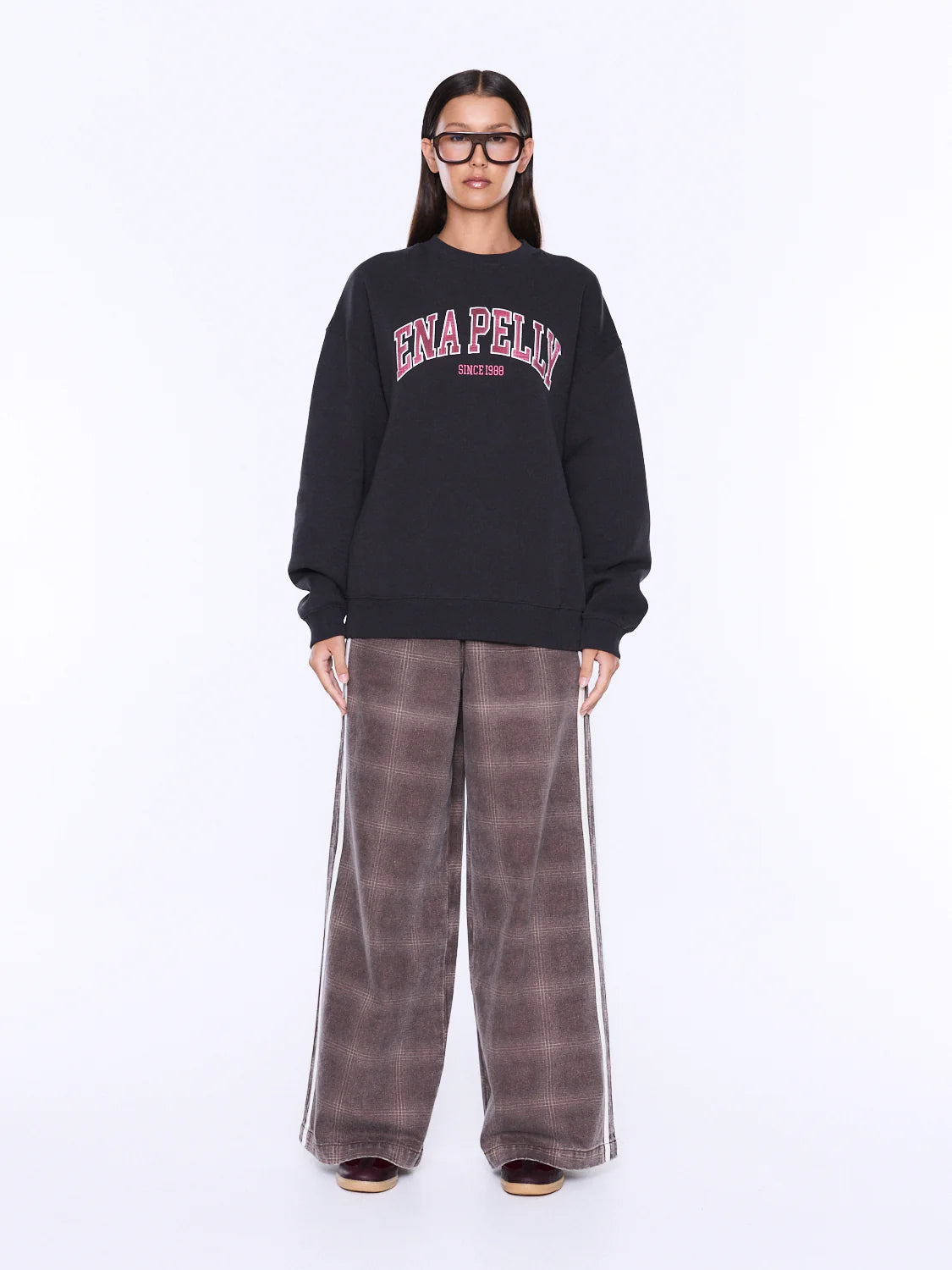 Ena Pelly - Mila Oversized Sweater (Phantom) Ena Pelly