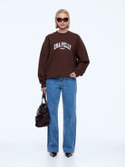 Ena Pelly - Mila Oversized Sweater (Chocolate) Ena Pelly