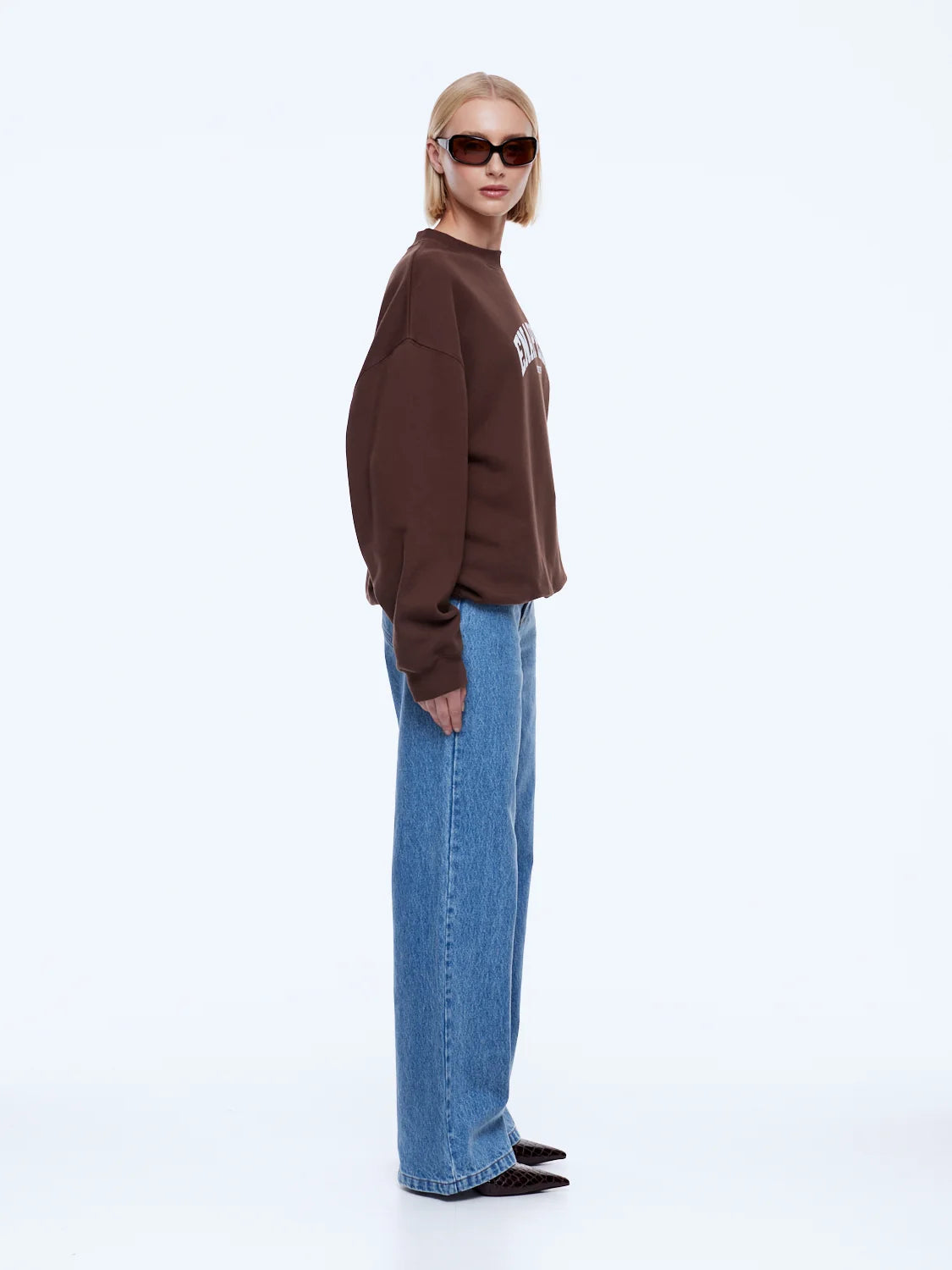 Ena Pelly - Mila Oversized Sweater (Chocolate) Ena Pelly