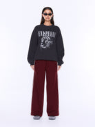 Ena Pelly - Mila Oversized Sweater (Vintage Black/Cheetah) Ena Pelly