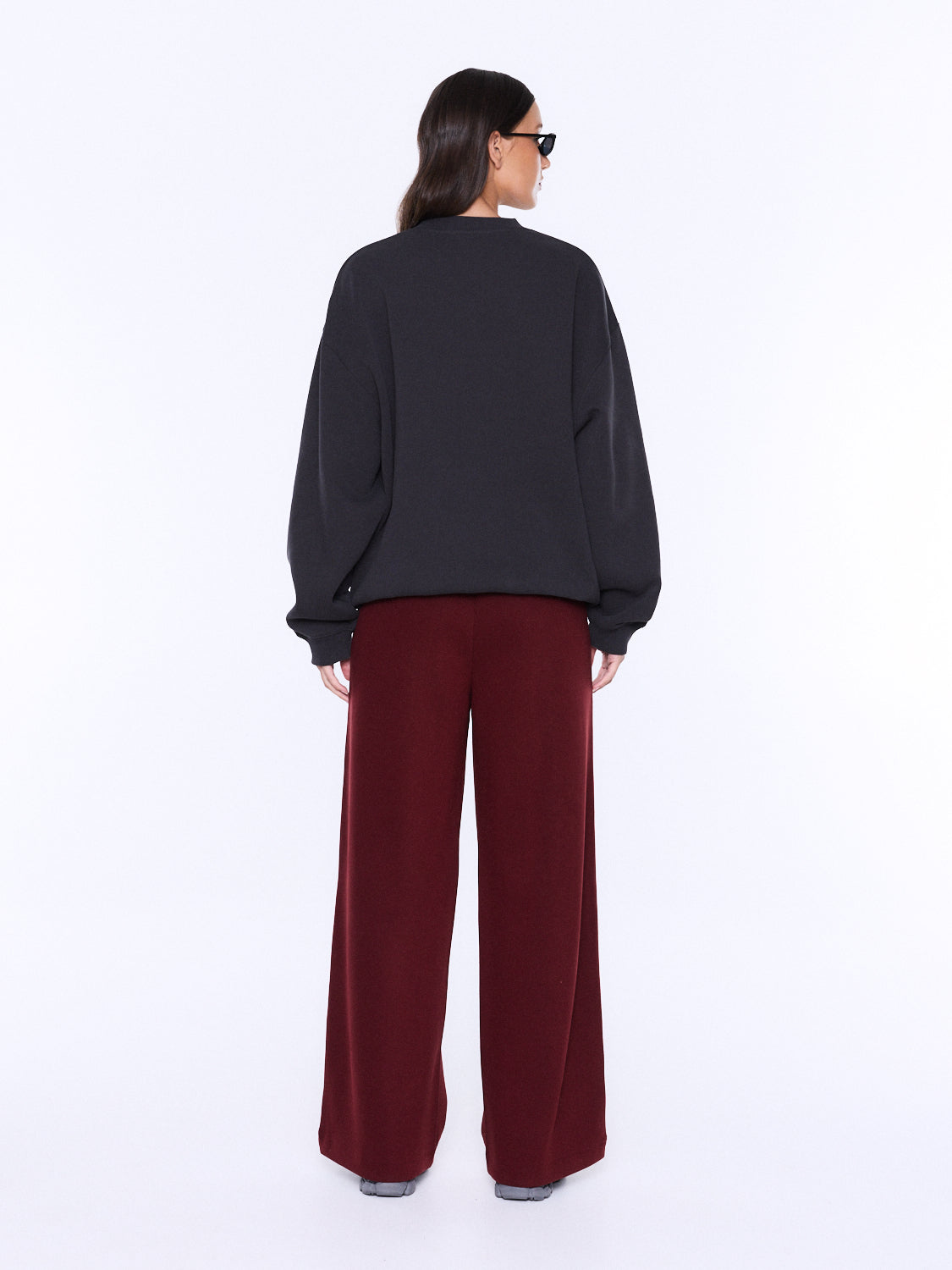 Ena Pelly - Mila Oversized Sweater (Vintage Black/Cheetah) Ena Pelly