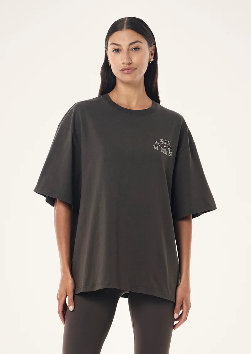 P.E Nation - Established Oversized Tee (Dark Olive) P.E Nation