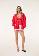 P.E Nation - Retreat Relaxed Knit Tank (Strawberry Stripe) P.E Nation