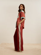 Kivari - Enzo Pant (Maroon) Kivari