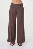 Arcaa - Mannon Pant (Espresso Pinstripe) Arcaa