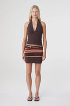 Arcaa - Thea Twist Top (Espresso) Arcaa