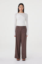 Arcaa - Mabel LS Twist Top (Cream) Arcaa