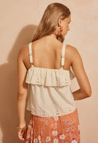 Spell - Fleur De Lis Cami (White) Spell