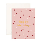 Fox & Fallow - Birthday Little Hearts Greeting Card Fox & Fallow