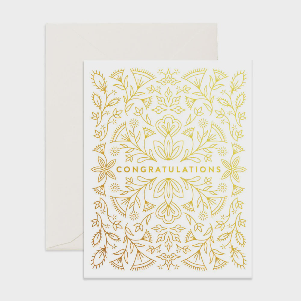 Congratulations Fox Fox & Fallow - Congratulations Greeting Card – Dear Blackbird Boutique