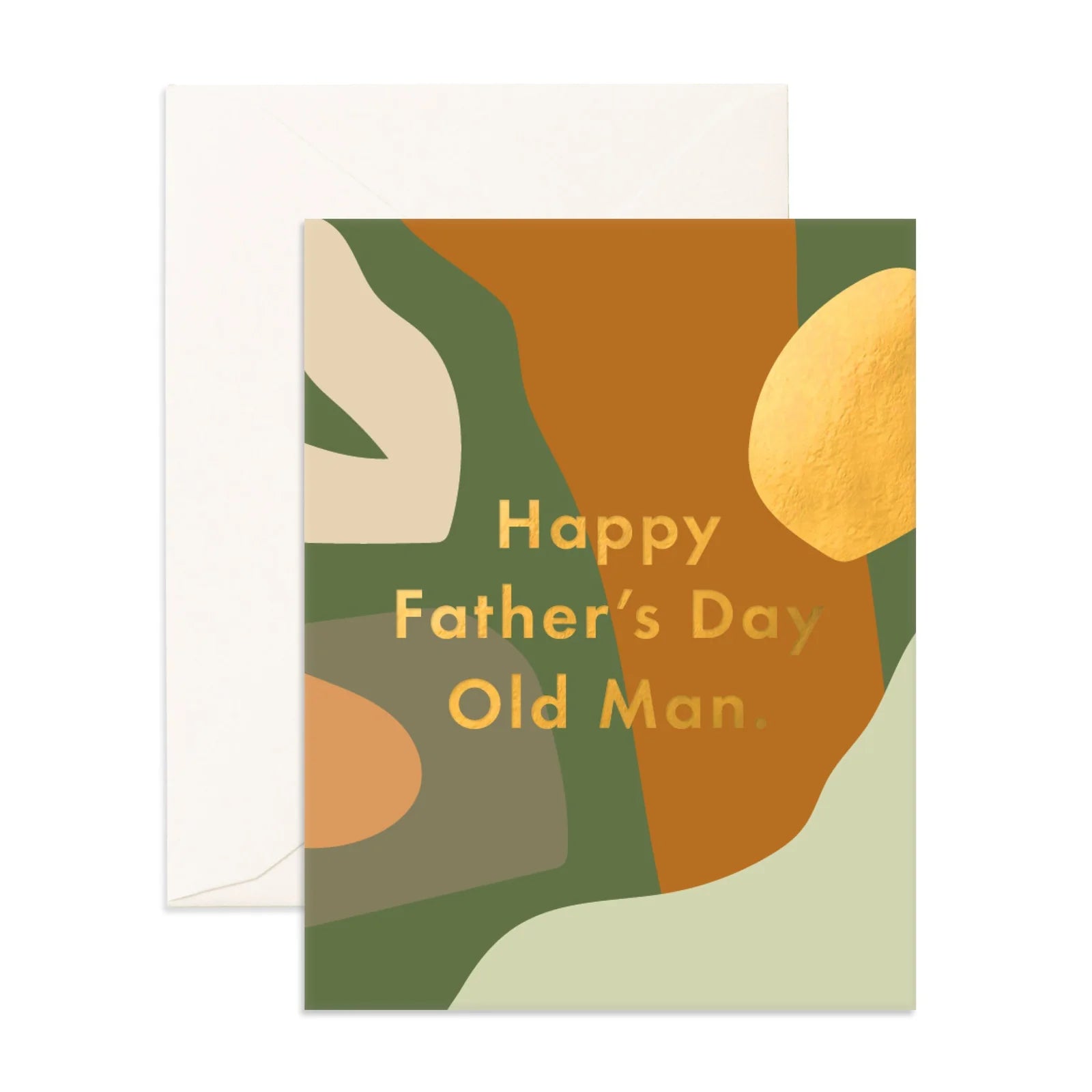Fox & Fallow - Father's Day Old Man Paint Greeting Card Fox & Fallow