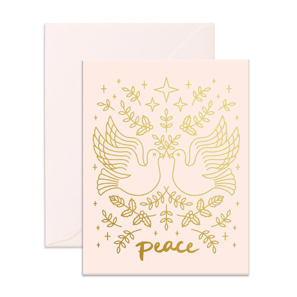 Fox & Fallow - Peace Doves Greeting Card – Dear Blackbird Boutique