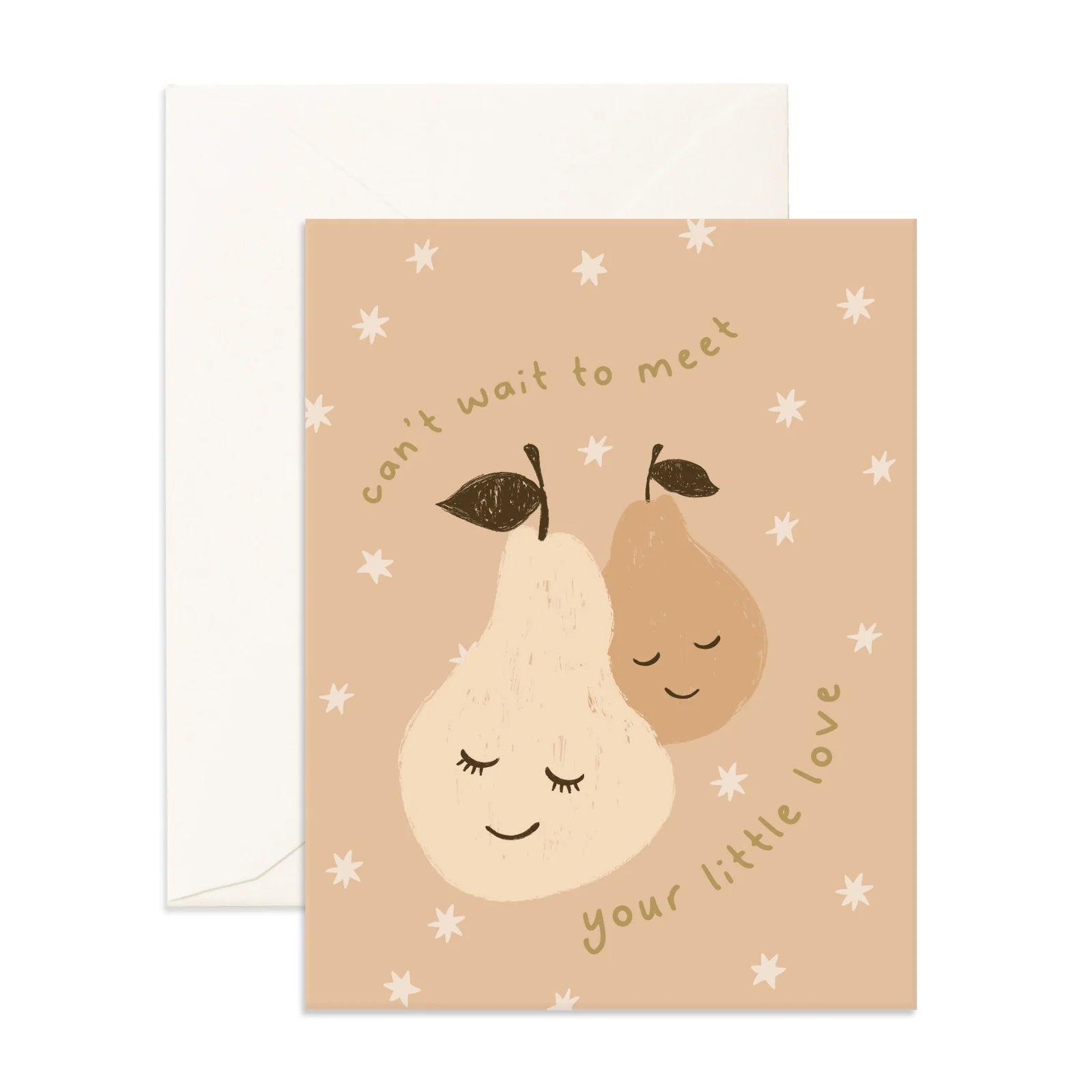 Fox & Fallow - Meet Little Love Pear Greeting Card Fox & Fallow