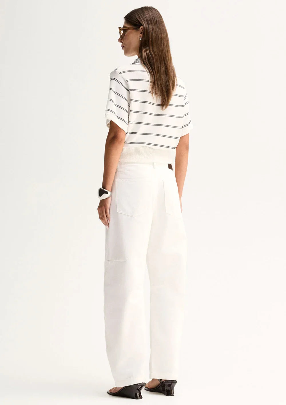 Elka Collective - Harley Knit Tee (White) Elka Collective