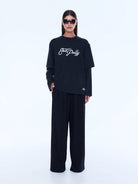 Ena Pelly - Mock Layer Long Sleeve Tee (Vintage Black/ EP Studios) Ena Pelly