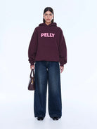 Ena Pelly - Cassie Oversized Hoodie (Deep Cherry/Pelly) Ena Pelly