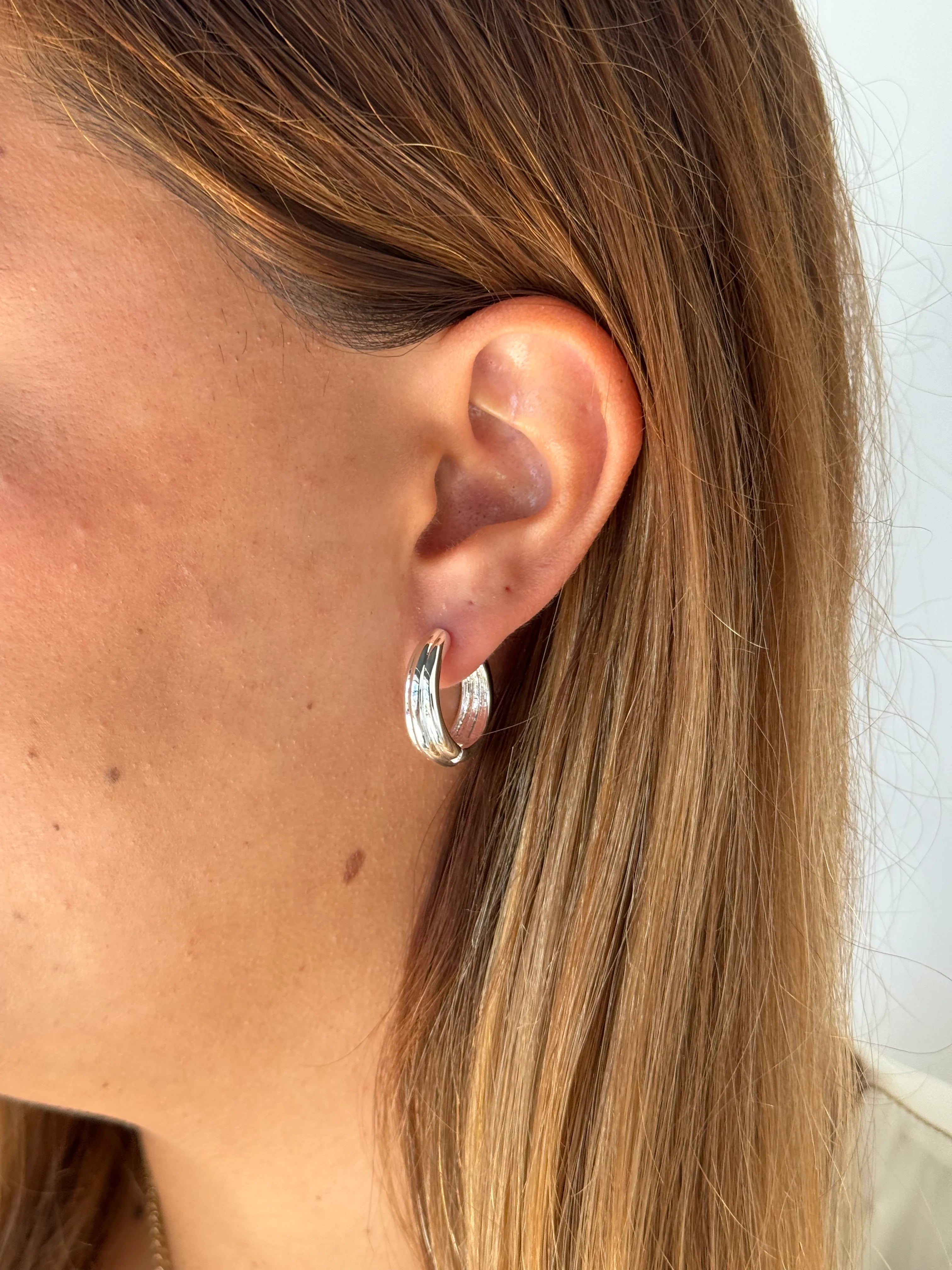 Zafino Paris Hoop Earring - Silver Zafino