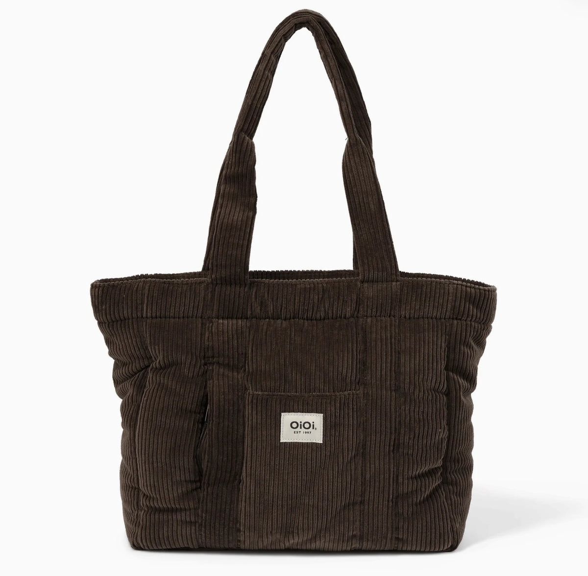OiOi - Everyday Tote (Chocolate Brown Corduroy) OiOi