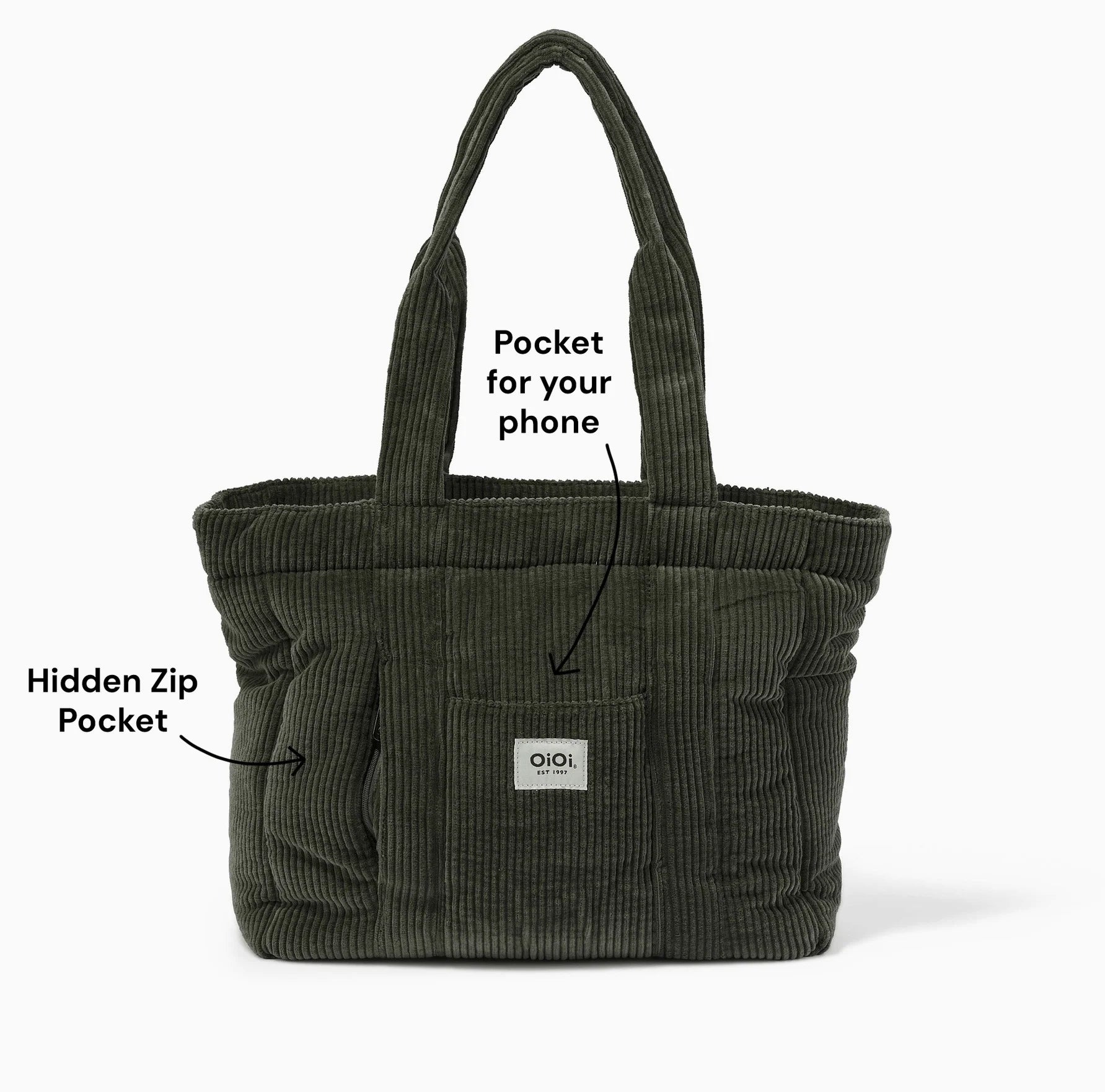OiOi - Everyday Tote (Moss Green) OiOi
