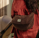 OiOi - Luna Crossbody (Chocolate Brown Corduroy) OiOi