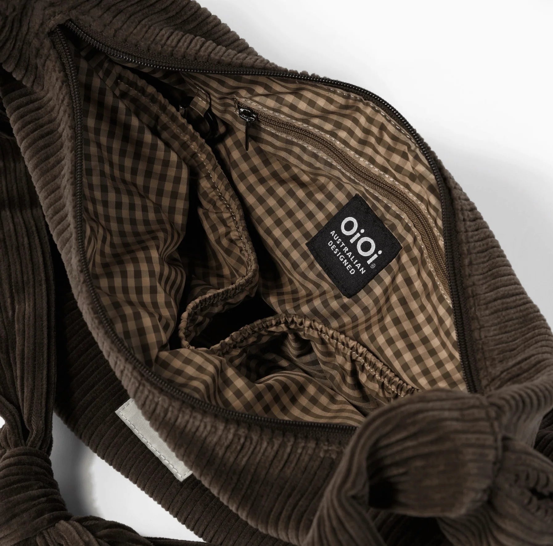 OiOi - Luna Crossbody (Chocolate Brown Corduroy) OiOi