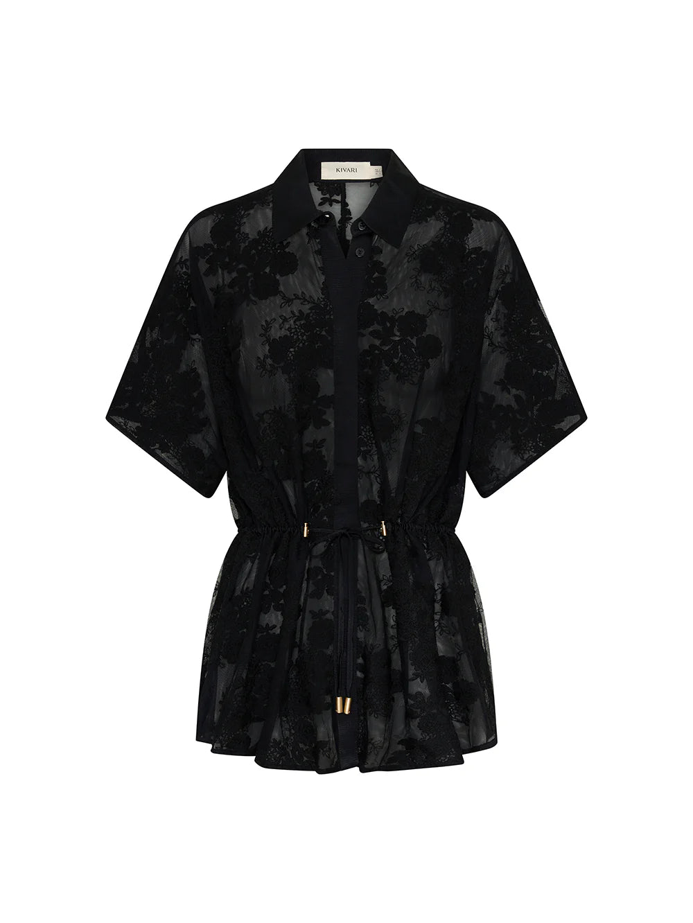 Kivari - Jaxon Lace Shirt (Black) Kivari