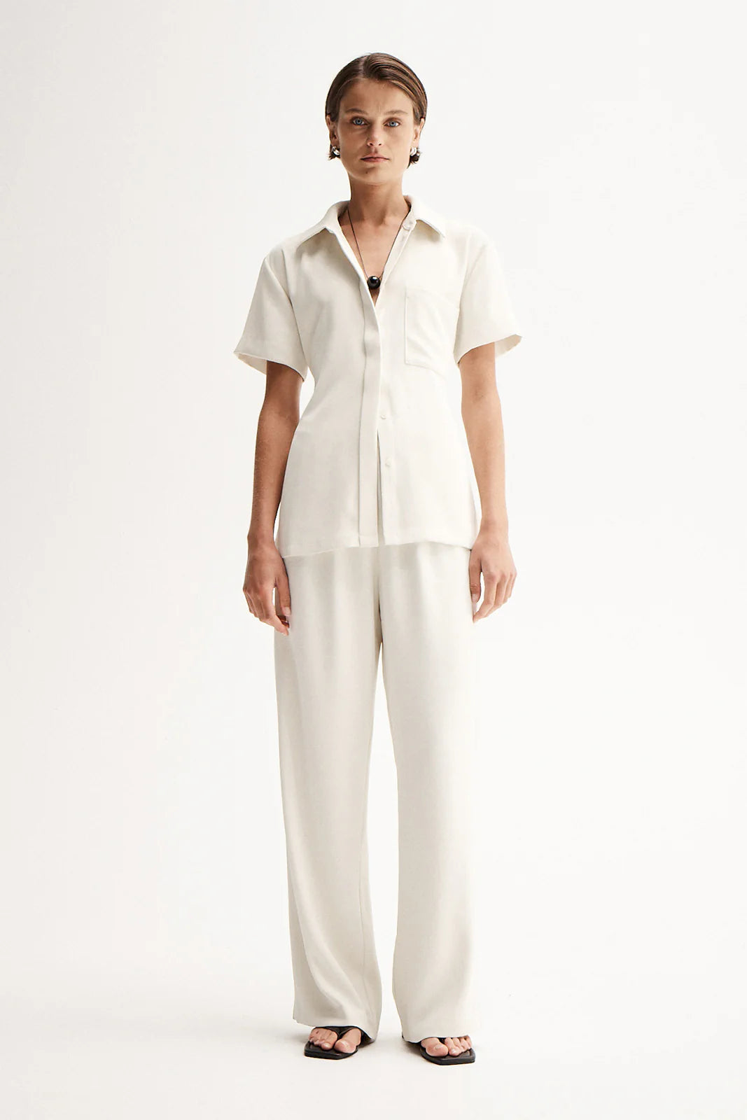 Elka Collective - Edra Pant (Ecru) Elka Collective