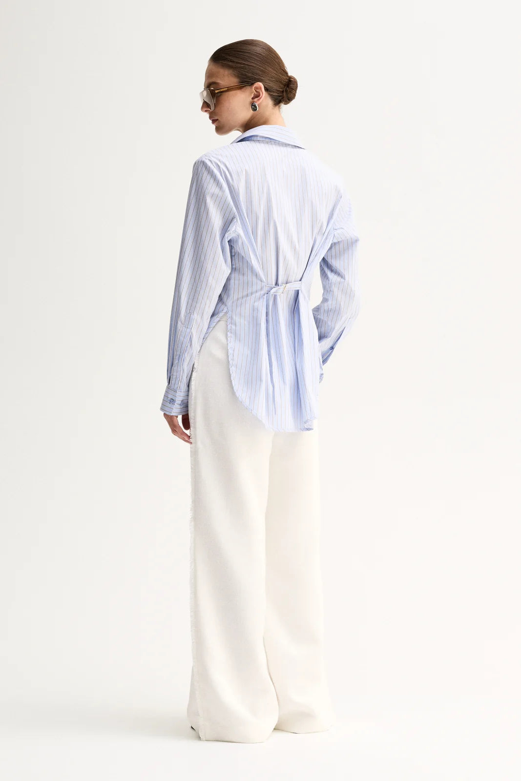 Elka Collective - Kallie Stripe Shirt (Blue Stripe) Elka Collective